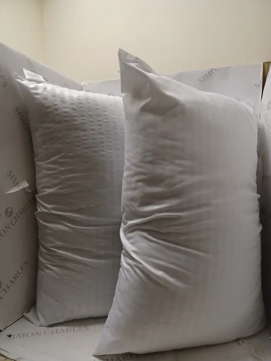 UNBRANDED SET OF 2 WHITE PILLOWS 