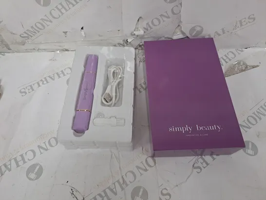 BOXED BEAUTY 2 IN 1 SUPER SMOOTH FACE & BROWS HAIR REMOVER, PURPLE