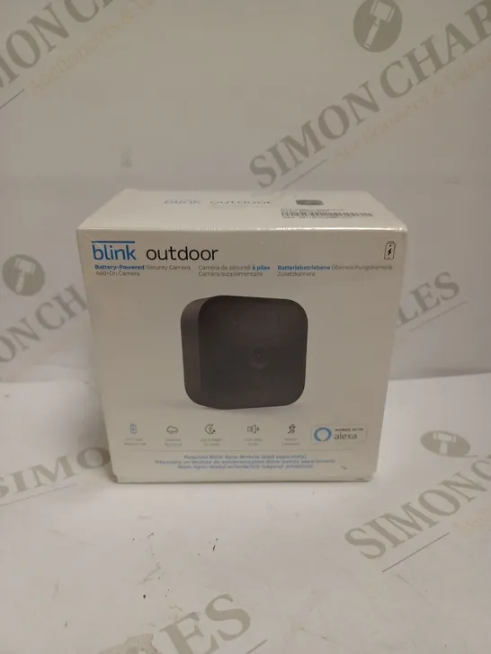 SEALED BLINK OUTDOOR BATTERY POWERED SECURITY ADD ON CAMERA 