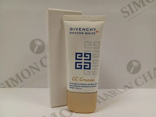 GIVENCHY DOCTOR WHITE 10 CC CREAM IDEAL SKINTONE CORRECTOR & CREATOR 30ML TESTER