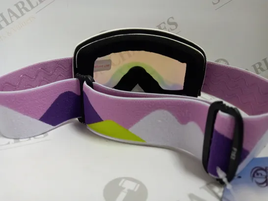 FINDWAY SKI GOGGLES - PINK/WHITE