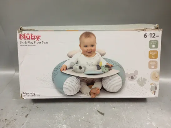 BOXED NUBY SIT & PLAY FLOOR SEAT 