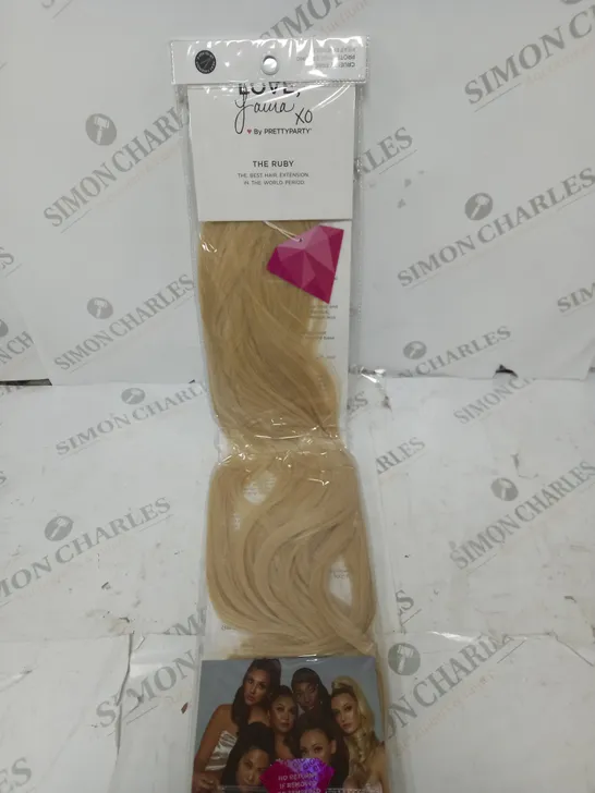 PRETTYPARTY HAIR - 'THE RUBY' HAIR EXTENSION - LIGHT BLONDE