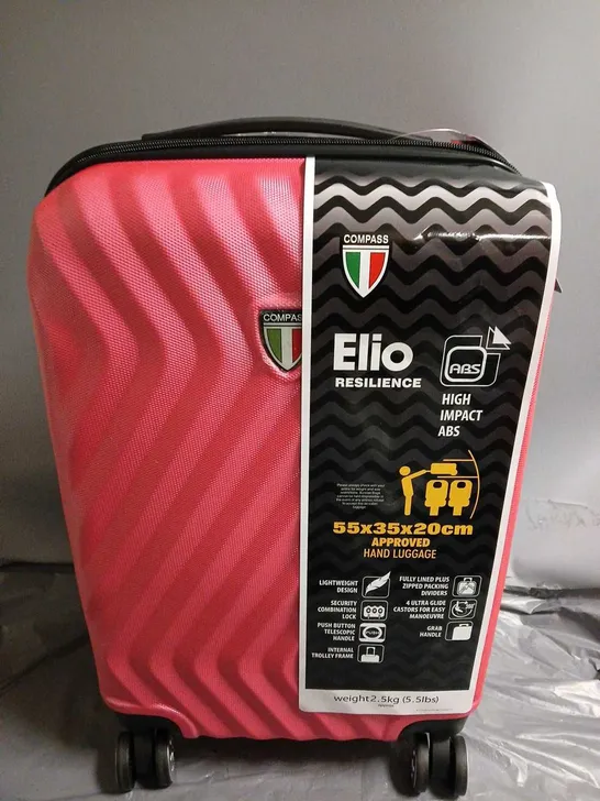 COMPASS ELIO 34L PINK SUITCASE