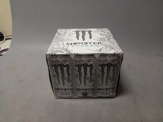 9 CAN OF ULTRA MONSTER ENERGY ZERO SUGAR 