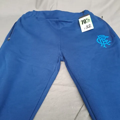 CASTORE BLUE JOGGERS - LARGE