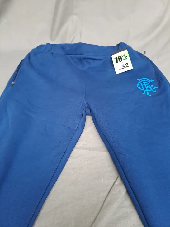 CASTORE BLUE JOGGERS - LARGE