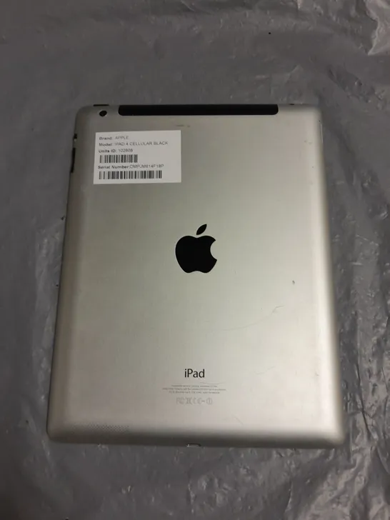 UNBOXED APPLE IPAD 4 CELLULAR - A1460