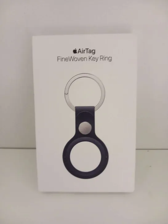 BOXED APPLE AIR TAG FINE WOVEN KEY RING