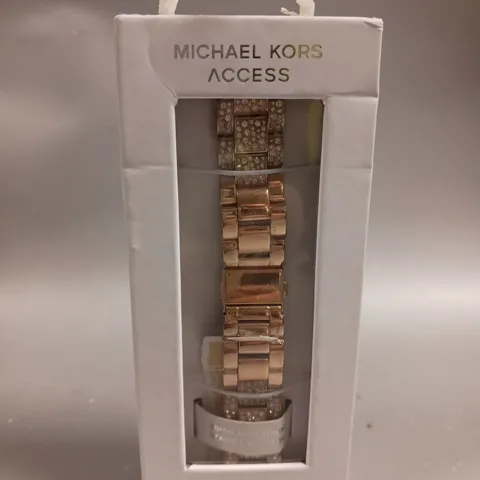 BOXED MICHAEL KORS STAINLESS STEEL APPLE WATCH STRAP 