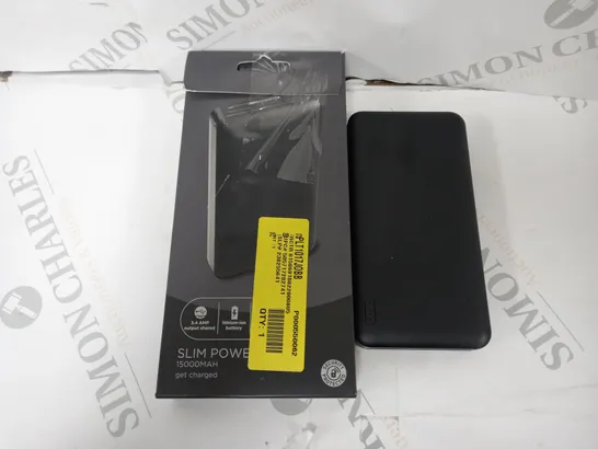 BOX SEALED SLIM POWER BANK 15000MAH