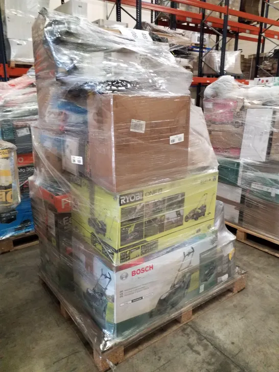 PALLET OF APPROXIMATELY 21 UNPROCESSED RAW RETURN HOUSEHOLD AND ELECTRICAL GOODS TO INCLUDE;