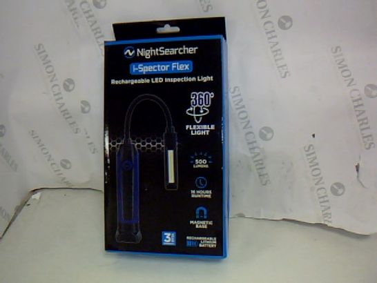 NIGHTSEARCHER I-SECTOR FLEX RECHARGEABLE LED INSPECTION LIGHT