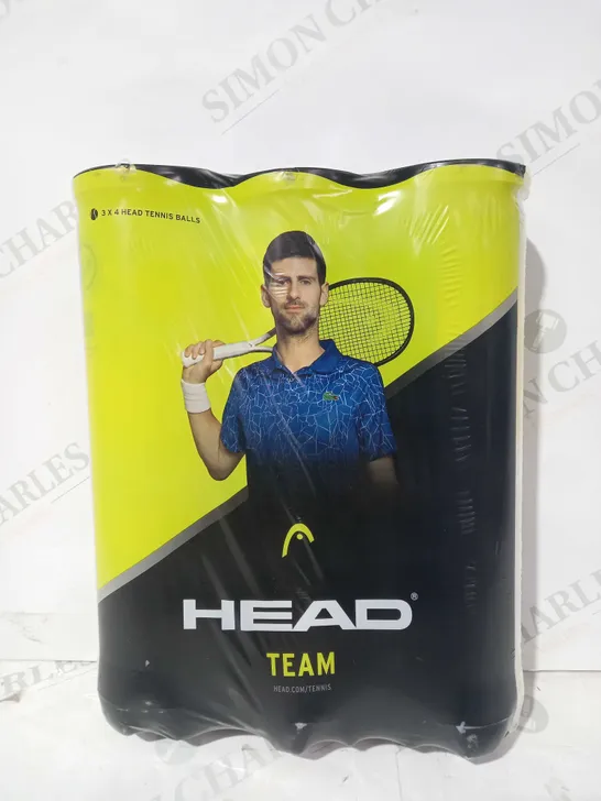 HEAD TEAM 3X4 TENNIS BALLS