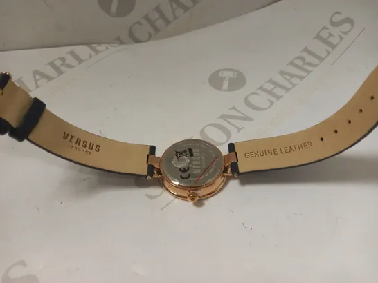 VERSUS VERSACE SOUTH BAY ROSE GOLD BLUE DIAL BLUE STRAP RRP £180