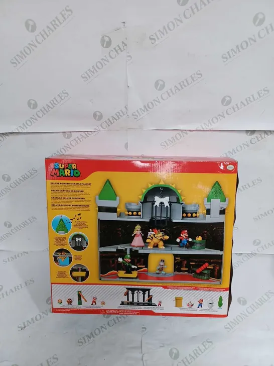 SUPER MARIO DELUXE BOWSERS CASTLE PLAYSET