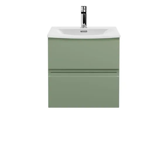 BOXED URBAN 500MM WALL HUNG SINGLE VANITY UNIT & BASIN (2 BOXES)