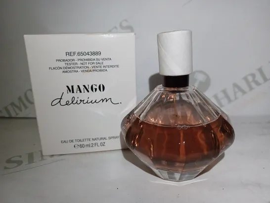 LOT OF APPROX 10 X 60ML MANGO DELIRIUM EAU DE TOILETTE TESTERS