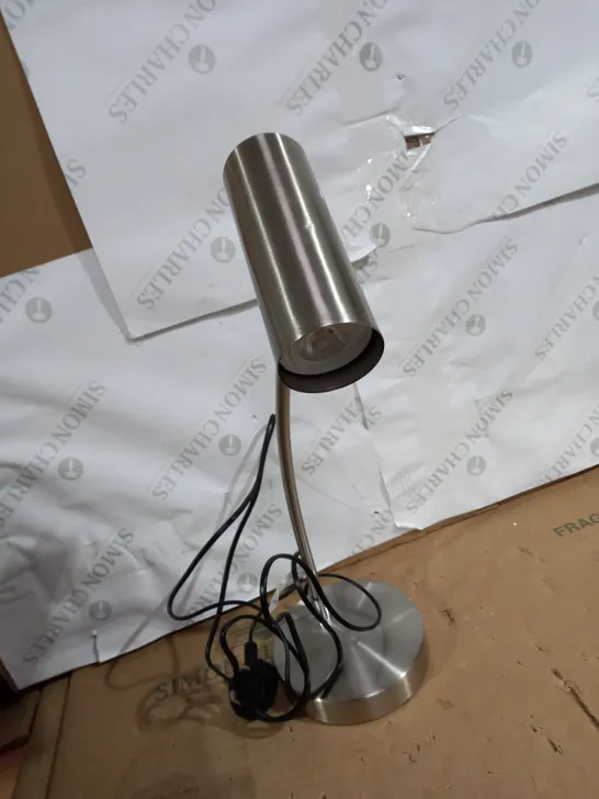 SILVER DESK LAMP 