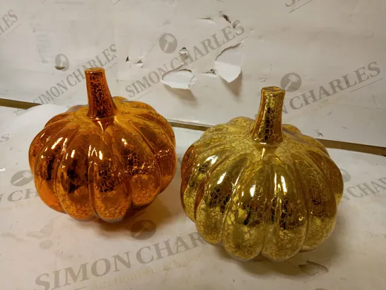 PUMPKINS WITH LED SET  RRP £24.99