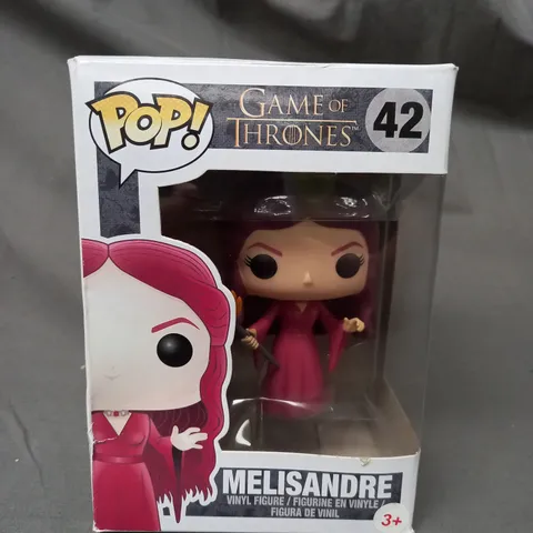 BOXED COLLECTIBLE POP FIGURE - GAME OF THRONES MELISANDRE