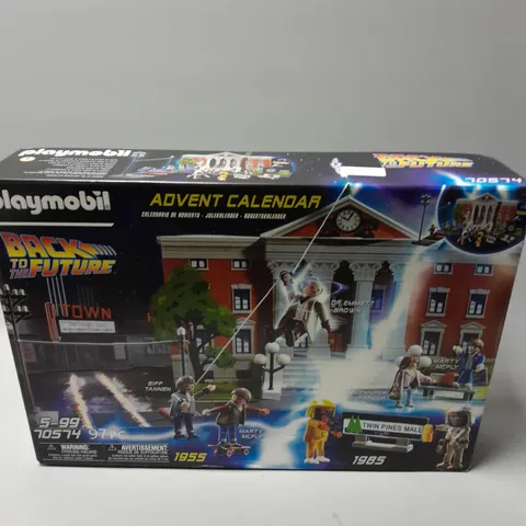 BOXED PLAYMOBIL BACK TO THE FUTURE ADVENT CALENDER - 70574