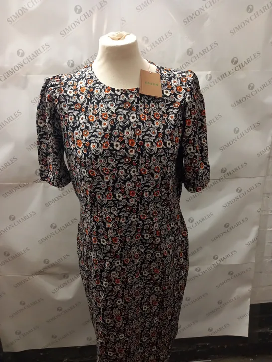 WOMENS BODEN OCCASSIONAL FLORAL DRESS SIZE 14