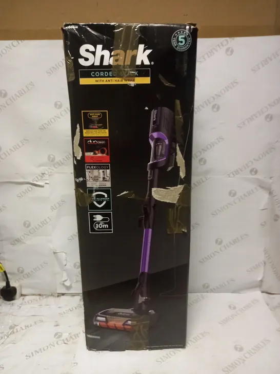 SHARK CORDED STICK VACUUM CLEANER