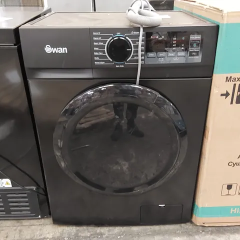 SWAN 8KG 1400 SPIN FREESTANDING WASHING MACHINE - BLACK