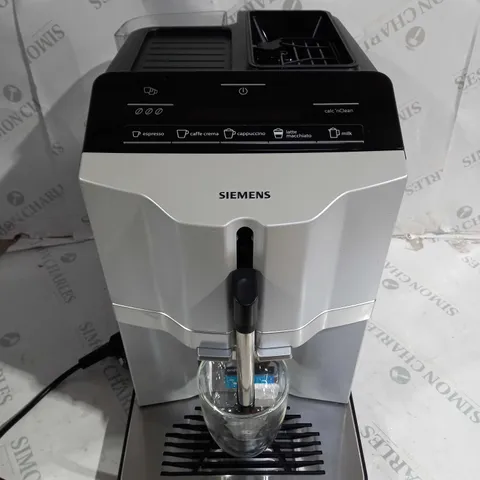 SIEMENS BEAN TO CUP FULLY AUTOMATIC COFFEE MACHINE - SILVER