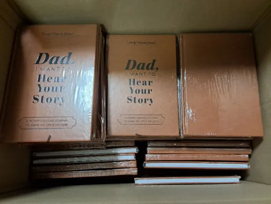 LOT OF APPROXIMATELY 60 SEALED DAD 1 WANT TO HEAR YOUR STORY JOURNALS