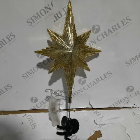 PRE-LIT STAR TREE TOPPER 