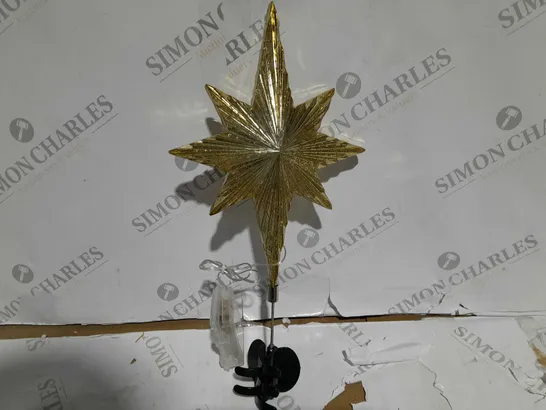 PRE-LIT STAR TREE TOPPER 