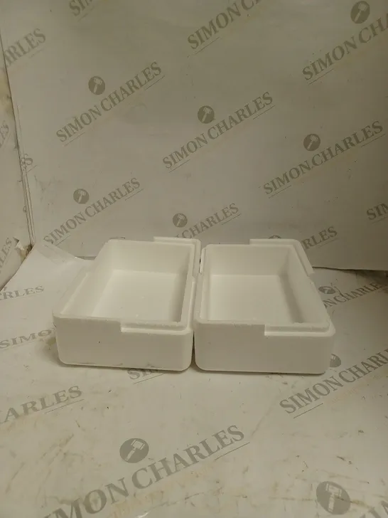 BOX OF APPROX 20 POLYSTYRENE BOXES - SMALL.