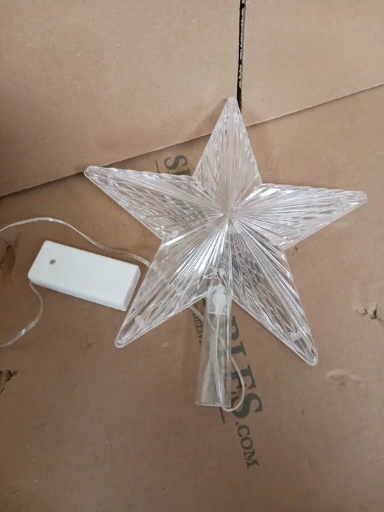 COLOUR CHANGING TREE TOPPER STAR