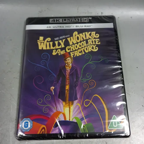 SEALED WILLY WONKA & THE CHOCOLATE FACTORY ULTRA HD BLU-RAY 