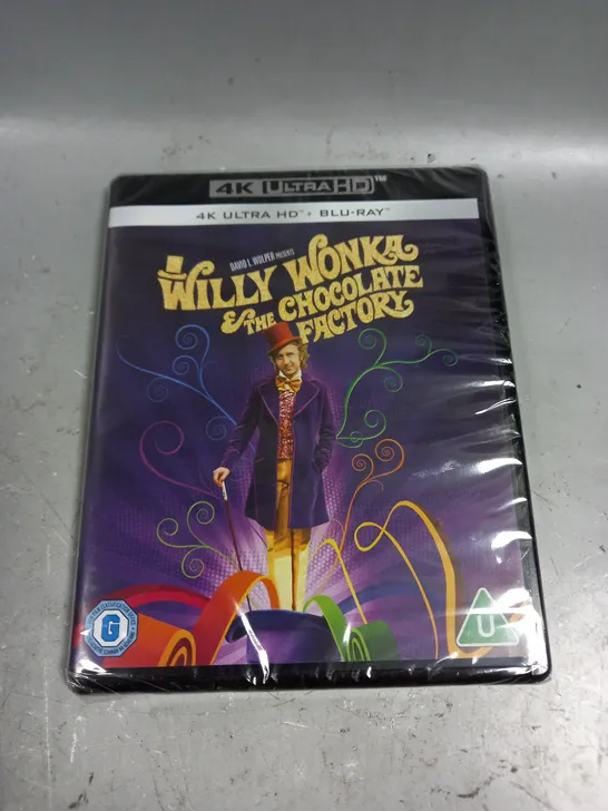 SEALED WILLY WONKA & THE CHOCOLATE FACTORY ULTRA HD BLU-RAY 