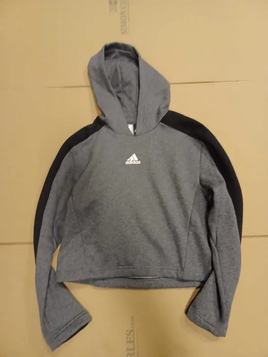 ADIDAS HOODIE SUIT HC5907 - GREY // SIZE: 11-12Y