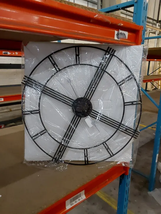 BOXED AERYK METAL WALL CLOCK 