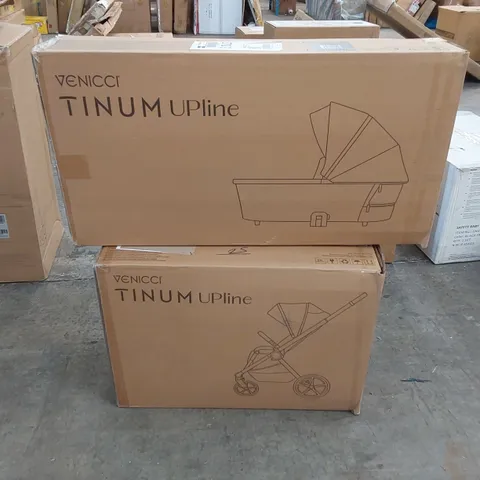 BOXED VENICCI TINUM UPLINE STROLLER AND CARRYCOT (2 BOXES)
