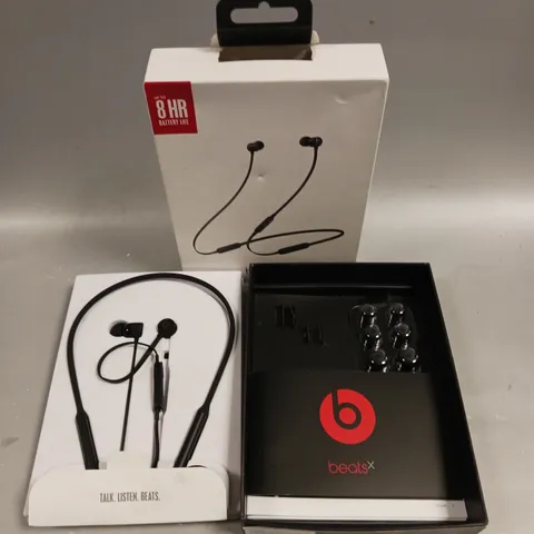 BOXED BEATS X WIRELESS BLUETOOTH HEADPHONES - BLACK 