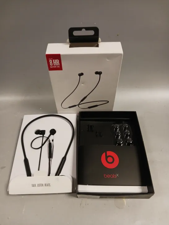 BOXED BEATS X WIRELESS BLUETOOTH HEADPHONES - BLACK 