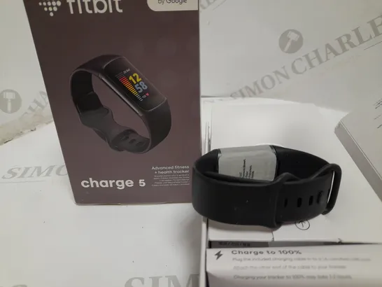 GOOGLE FITBIT CHARGE 5 BLACK SMARTWATCH   RRP £129