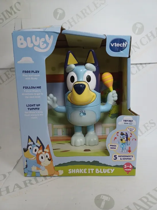 BOXED VTECH BLUEY SHAKE IT 