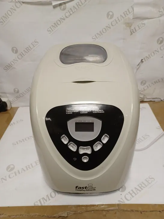 MORPHY RICHARDS FASTBAKE BREADMAKER