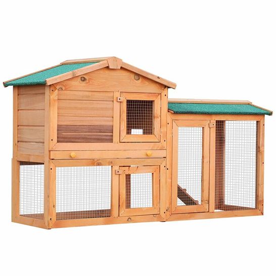 BOXED BRITTON WEATHER RESISTANT CHINCHILLA HUTCH