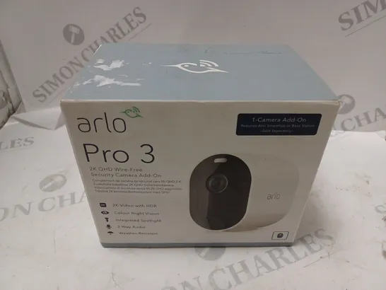 BOXED ARLO PRO 3 SECURITY CAMERA 