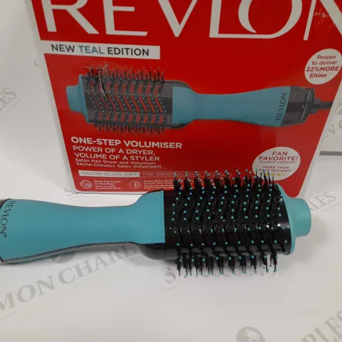 BOXED REVLON NEW TEAL EDITION ONE STEP VOLUMISER