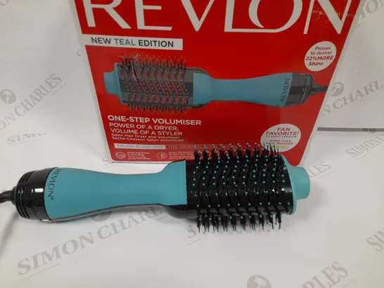 BOXED REVLON NEW TEAL EDITION ONE STEP VOLUMISER