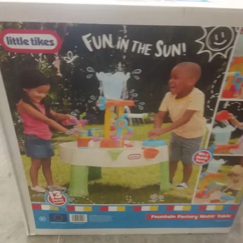 LITTLE TIKES FOUNTAIN FACTORY WATER TABLE